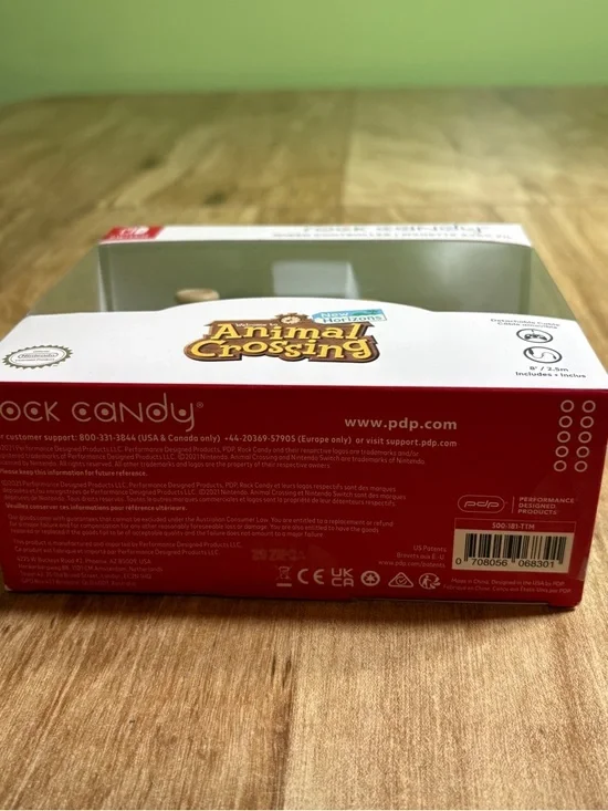 NEW Animal Crossing New Horizons Rock Candy Wired Controller Nintendo Switch - Picture 2 of 6